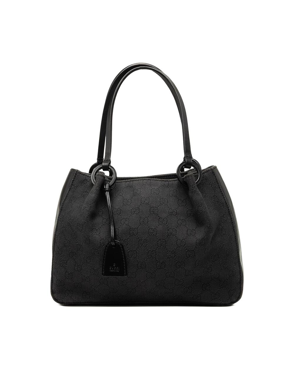 Gucci Gg Denim Shoulder Bag Pre-Loved #321341G48B